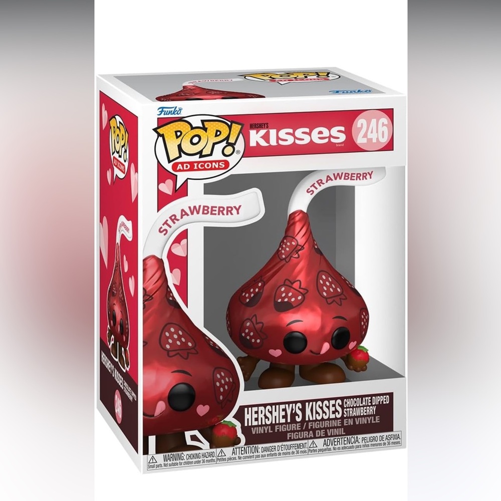Funko Pop! Hershey's Kisses Strawberry Vinyl Figure